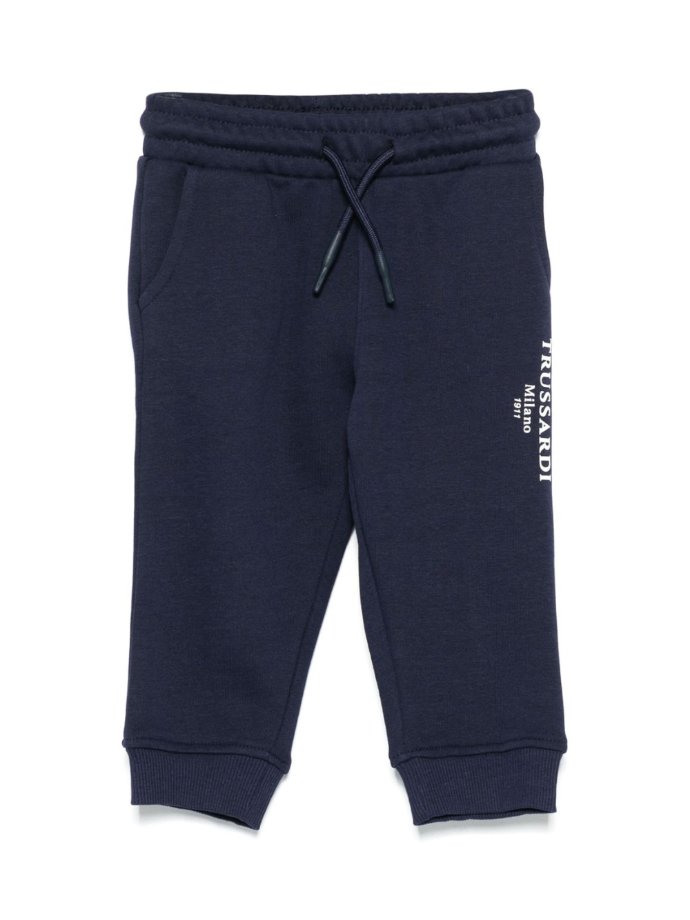 Pantaloni sportivi per neonato Trussardi Junior blu con vita con coulisse elasticizzata TIP25015PA BLUE NAVY TRUSSARDI JUNIOR 
