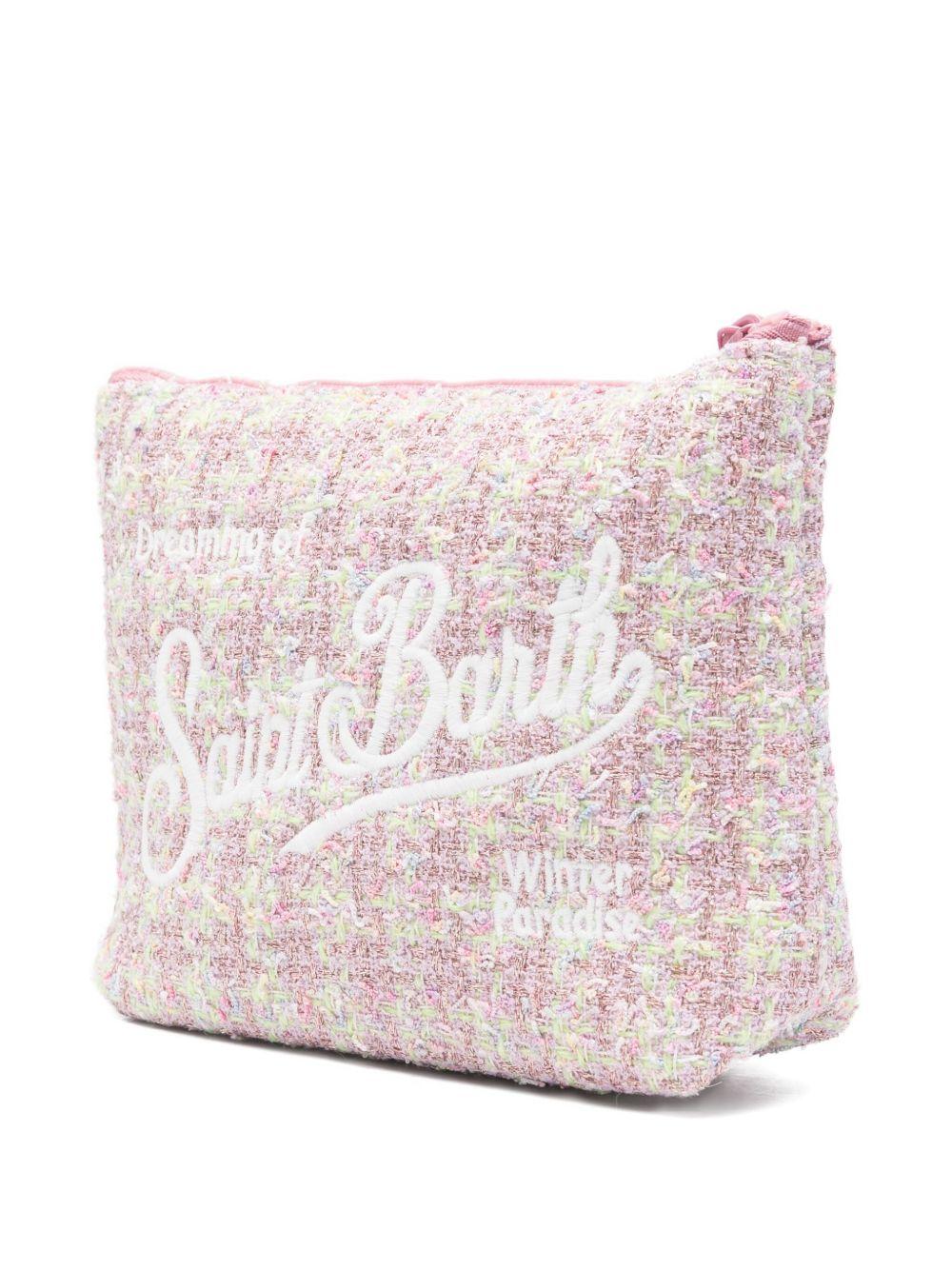 Pochette Aline per bambina MC2 Saint Barth Kids  rosa con logo ricamato ALI0027 00267I MC2 ST. BARTH KIDS 