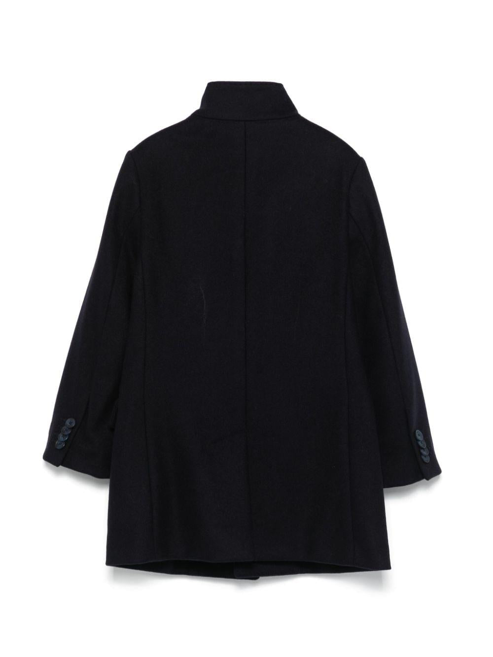 Cappotto per bambino Fay Kids blu monopetto con colletto rialzato FV2P70 E0051 635 FAY KIDS 