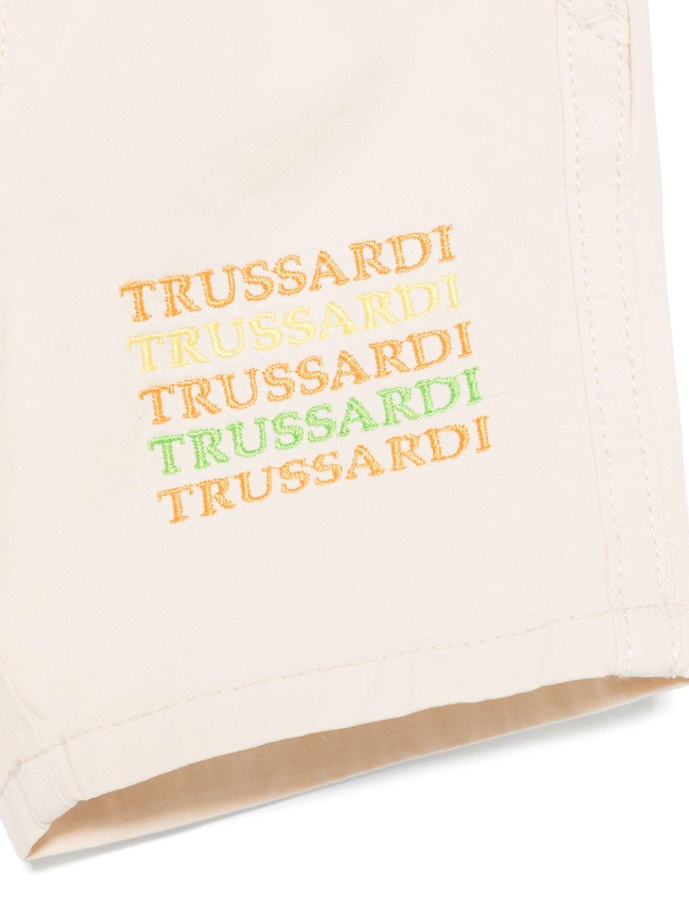 Shorts per neonato TRUSSARDI JUNIOR beige in cotone TIP25023BE BEIGE LIGHT TRUSSARDI JUNIOR 