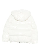 Giubbino per bambina Herno Kids bianco con cappuccio removibile PI000037X12220Z 1000 HERNO KIDS 
