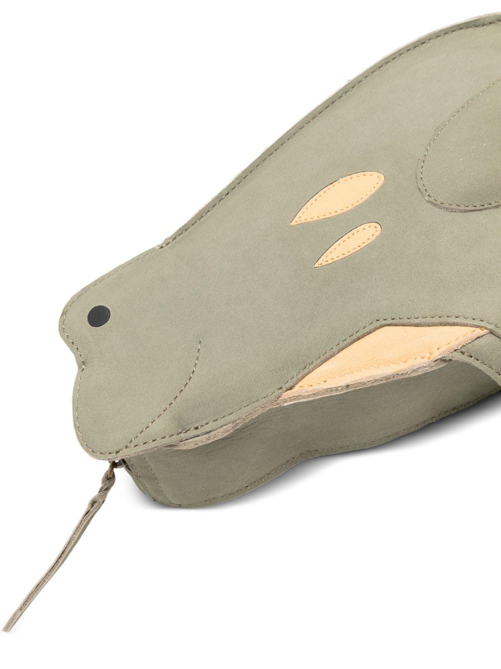 Zaino per bambino Donsje verde con applicazione rana 5519002 NL126 DONSJE 