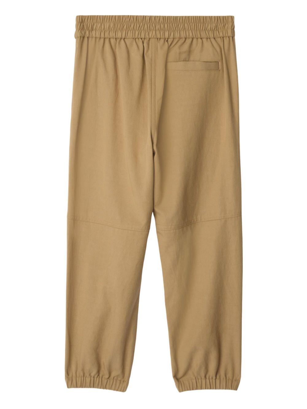 Pantaloni Equestrian Knight per bambino Burberry Kids beige con vita elasticizzata 8100149 B9719 BURBERRY KIDS 