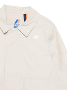 Giacca per bambino K-Way Kids P. Broen beige con due tasche laterali a fessura K5124ZW 634 K-WAY KIDS 