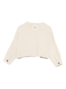 Felpa per bambino Douuod Kids beige con tasca sul petto DX4A30 Z3402 108 DOUUOD 