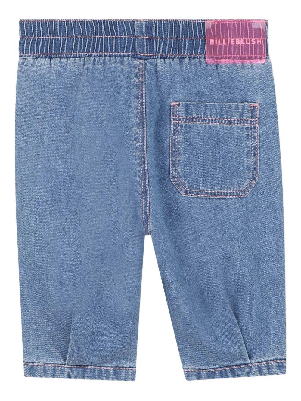 Pantaloni per neonata BIllieblush denim con borchie U21273 Z13 BILLIEBLUSH 