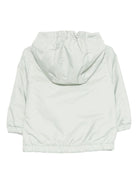 Giubbino per neonata Moncler Kids verde chiaro con chiusura a zip L19511A0001153A5E 91Z MONCLER ENFANT 