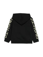 Felpa per bambino Stella McCartney Kids nera con logo jacquard TV4S60 Z0409 930 STELLA McCARTNEY KIDS 