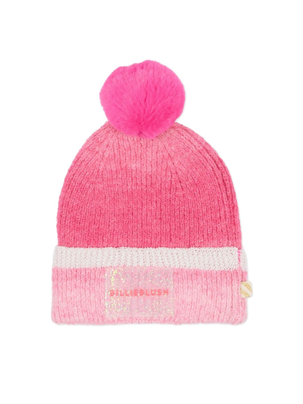 Berretto per bambina Billieblush rosa con pompon U21511 473 BILLIEBLUSH 