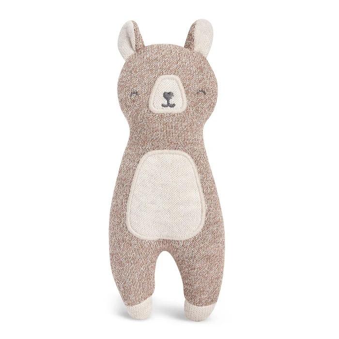 Giocattolo orsetto per neonati Avery Row marrone in cotone LHTBBE BROWN BEAR AVERY ROW 