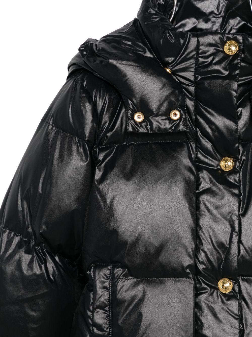 Giubbino per bambina Elisabetta Franchi La Mia Bambina nero con maniche a palloncino EFGB133CNY065 N000 ElISABETTA FRANCHI 