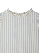 Blusa per bambina Bonpoint azzurro con motivo a righe S05GBLW00045 210 BONPOINT 