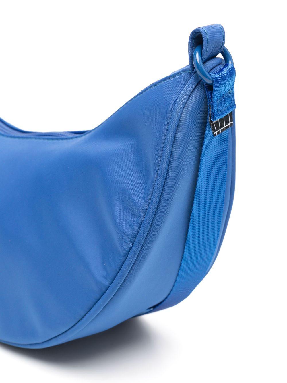 Borsa a spalla per bambina Molo Crescent azzurro con chiusura superiore con zip 7S25V109 8767 MOLO 