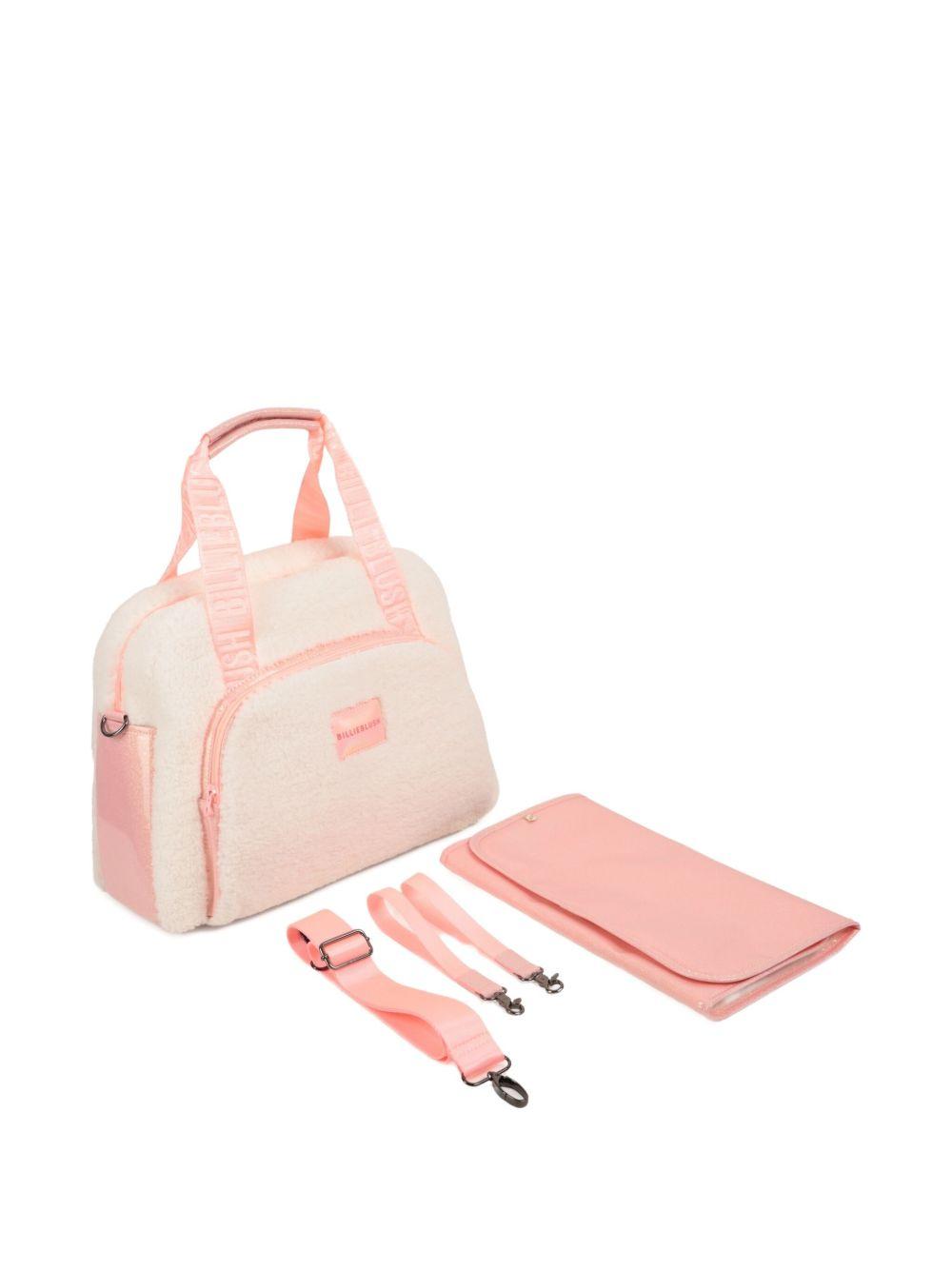 Borsa fasciatoio per neonati Billieblush beige con shearling sintetico U21490 121 BILLIEBLUSH 