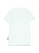 T-shirt per neonati John Richmond Junior verde con logo RIP25002TS BAY JOHN RICHMOND JUNIOR 
