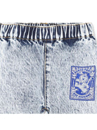 Shorts per neonato Kenzo Kids denim con vita elasticizzata K61289 Z04 KENZO KIDS 