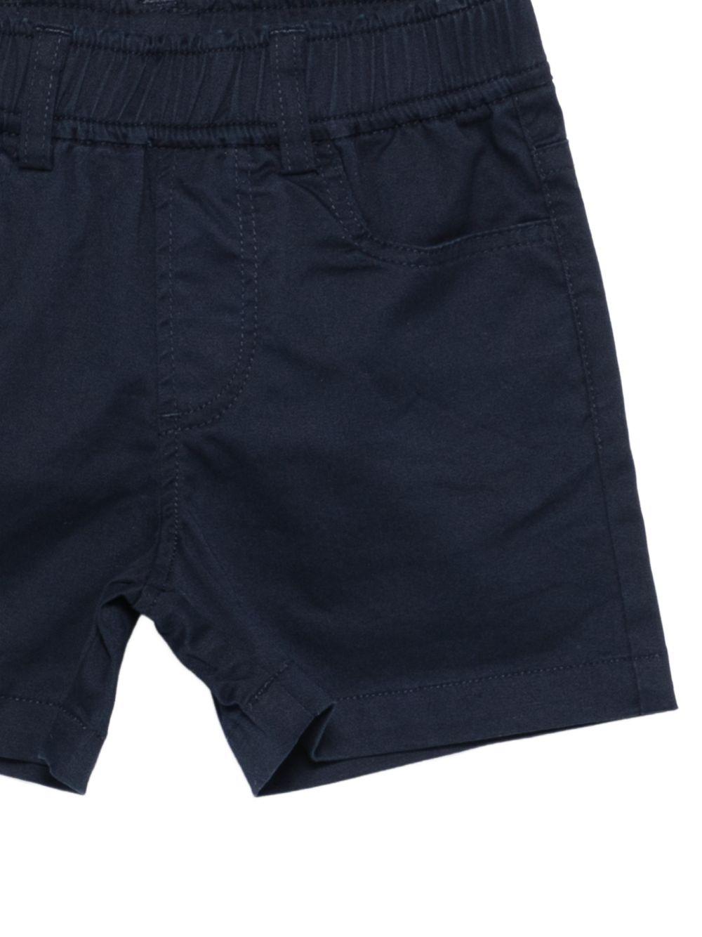 Shorts per neonato Trussardi Junior blu con vita elasticizzata TIP26074BE BLUE EST. TRUSSARDI JUNIOR 