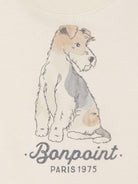 T-shirt Tom per neonato Bonpoint beige con girocollo S05YTSK00006 103 BONPOINT 