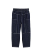 Jeans per bambino Kenzo Kids blu con stampa logo K61731 Z35 KENZO KIDS 