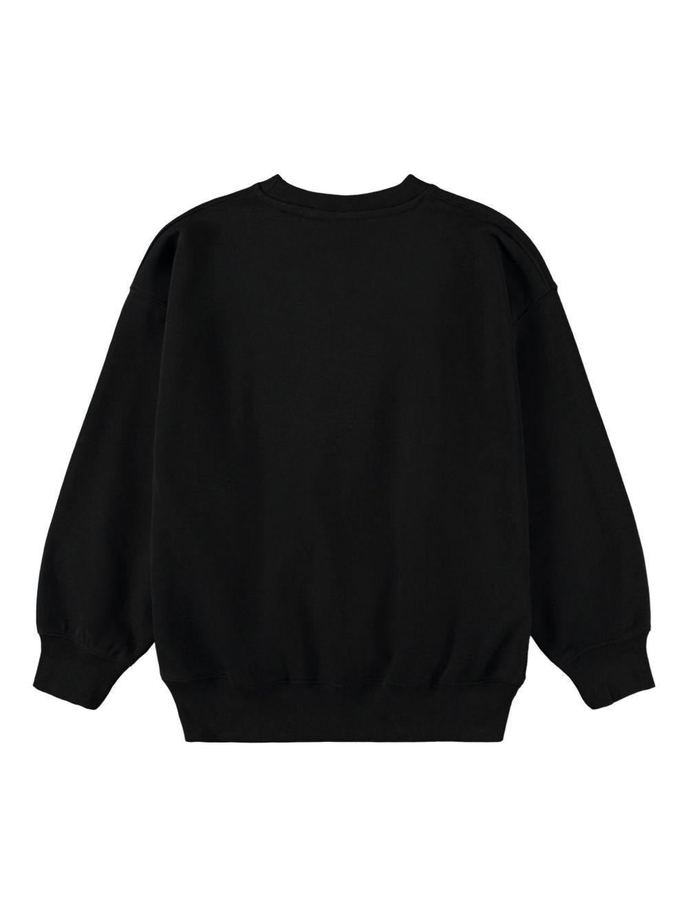 Felpa Mar per bambino Molo nera con motivo smiley 1S26J203 0099 MOLO 