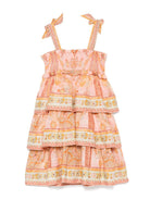 Abito per bambina ZIMMERMANN Kids Wylie multicolore con stampa grafica all-over 8936DR S251 ZIMMERMANN KIDS 
