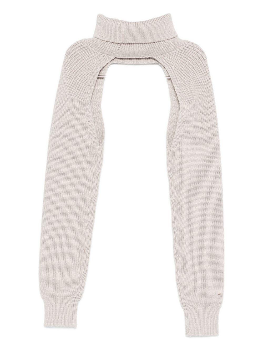 Coprispalle per bambina Pinko Kids grigio con dettaglio logo KFMA018CFL085 5028 PINKO KIDS 