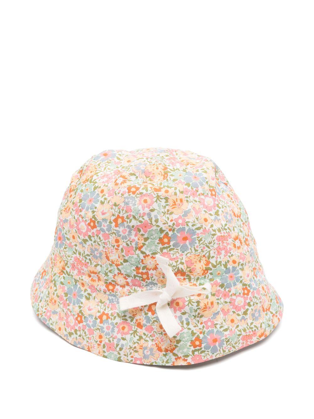 Cappello bucket Grigri per neonata Bonpoint rosa con tesa larga bassa S05XACW00004 525C BONPOINT 