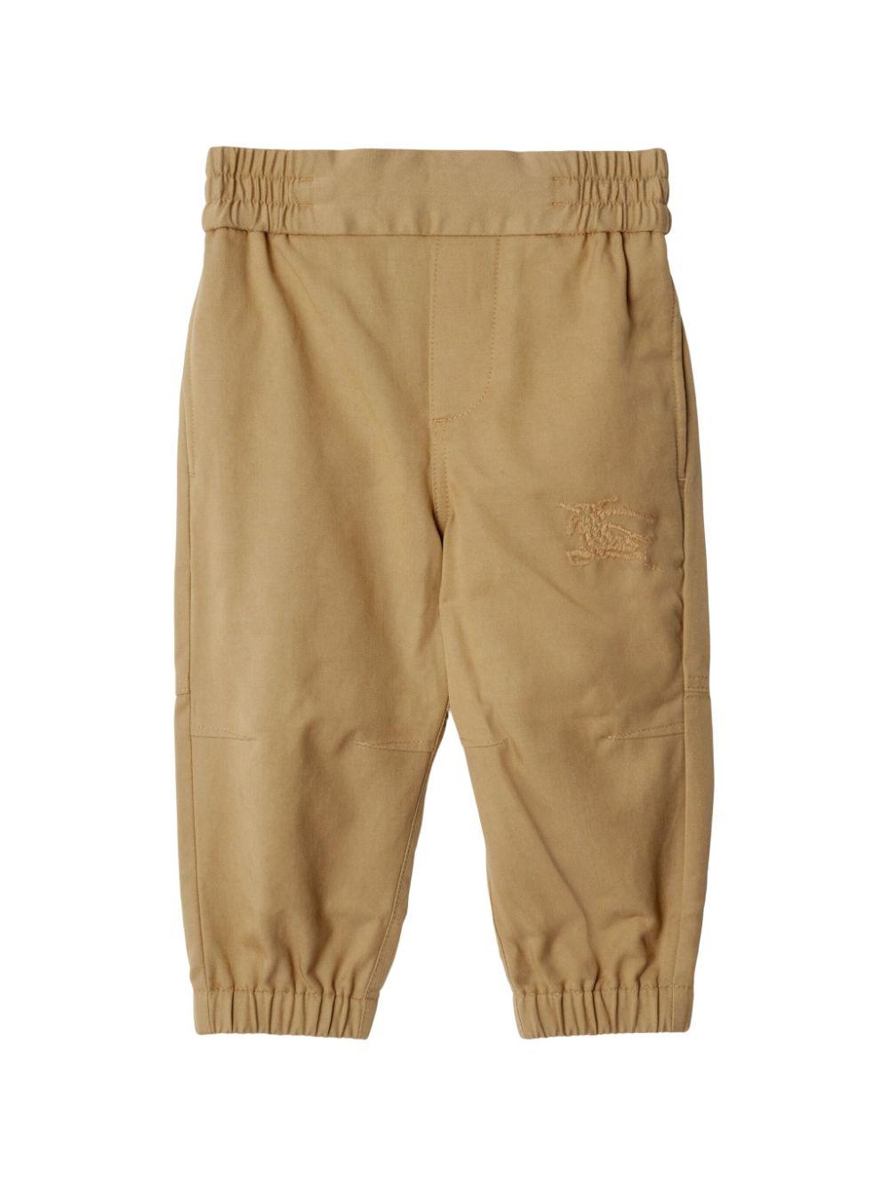 Pantaloni Equestrian Knight per neonato Burberry Kids beige con vita elasticizzata 8104421 B9719 BURBERRY KIDS 