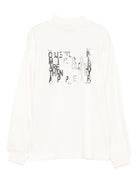 T-shirt per bambina MSGM Kids bianco con logo sul davanti F5MSJGTH192 013 MSGM KIDS 