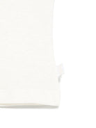 T-shirt smanicata per bambina Il Gufo bianco con mini targhetta P25TC090M0141 100 IL GUFO 