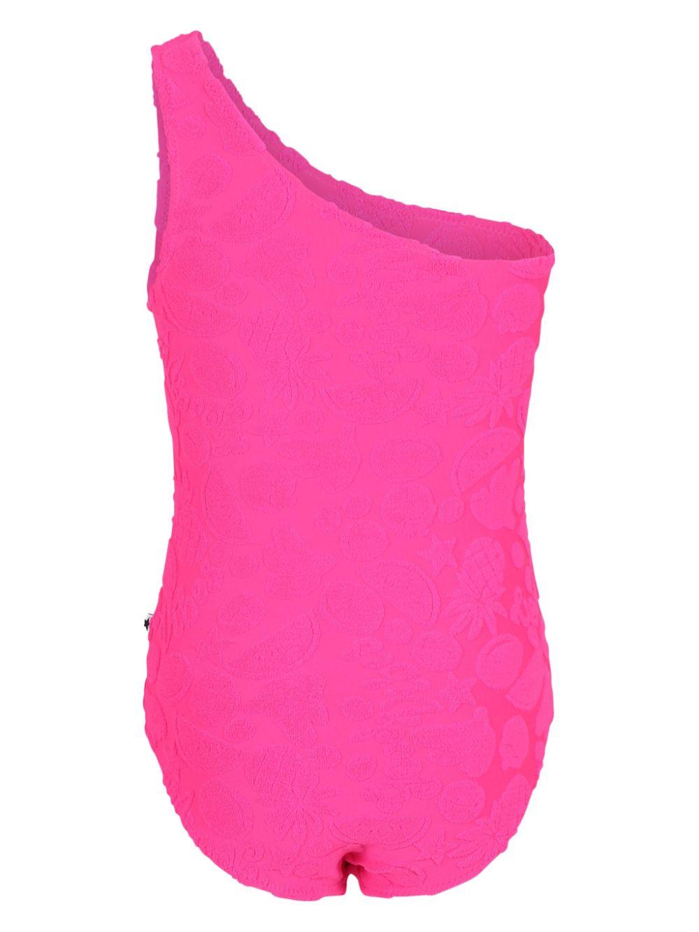 Costume da bagno per bambina Molo Nai fucsia intero monospalla 8S25P511 9252 MOLO 