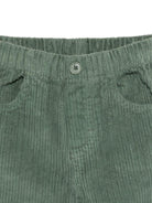 Pantaloni per neonato Il Gufo verdi con dettagli con bottoni A25GPL0021V6012 577 IL GUFO 