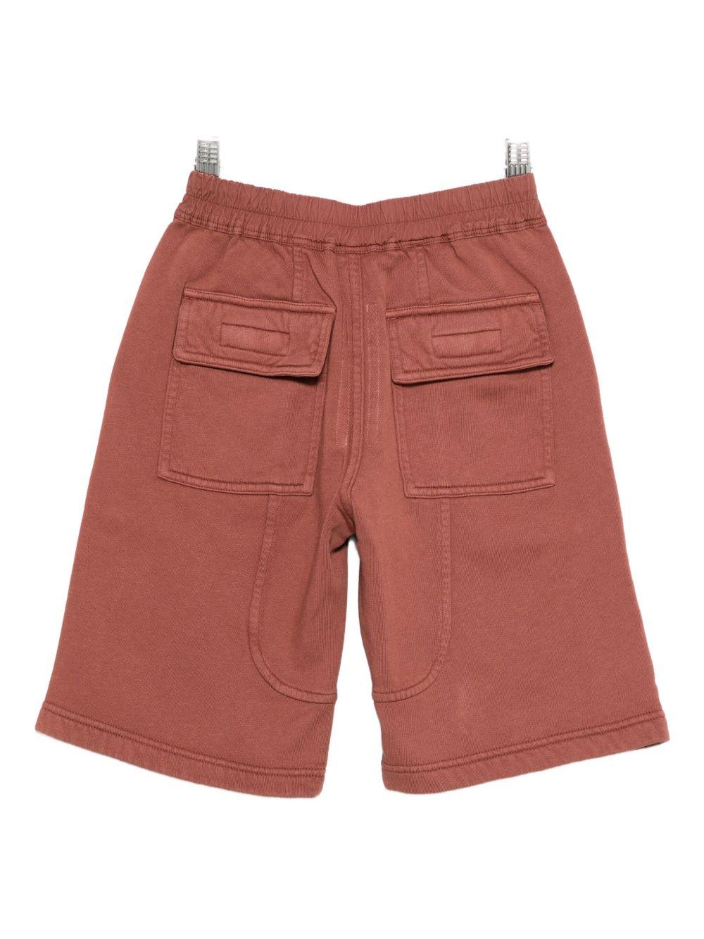 Shorts Cargo per bambino Rick Owens Kids marrone con ampia fascia elastica in vita BG02E5304 FP 13 RICK OWENS KIDS 