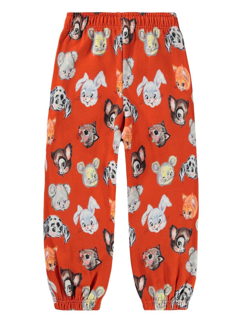 Chino per bambina Molo rosso in cotone biologico 2W25I202 8201 MOLO 