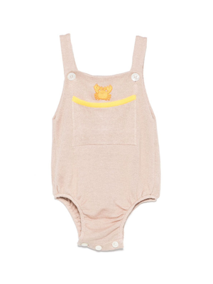 Body per neonato Gensami kids beige con applicazione