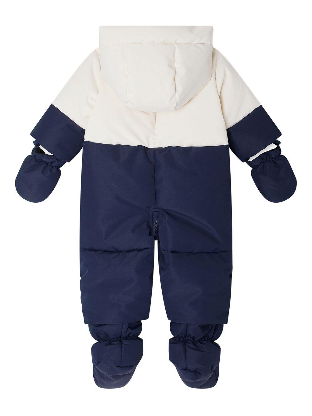Tuta da neve per neonato Bonpoint blu con cappuccio W05ZOUW00006 177 BONPOINT 