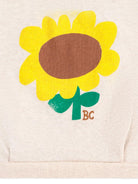 Felpa per bambina Bobo Choses beige con motivo girasole B125AC041 199 BOBO CHOSES 