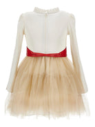 Abito per bambina Monnalisa x Disney multicolore con ricamo Minnie Mouse 11F908 6207 0002 MONNALISA 