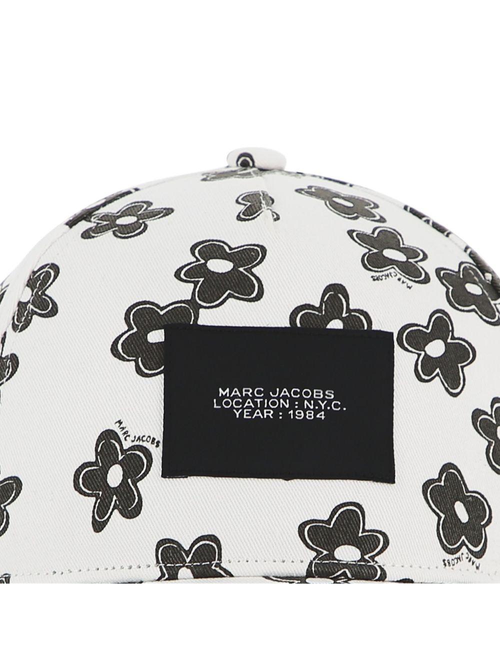 Cappello da baseball per bambina The Marc Jacobs Kids multicolore con stampa a fiori W60839 126 THE MARC JACOBS KIDS 