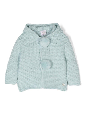 Cardigan con pompon