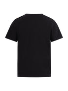 T-shirt per bambino Balmain Kids nera con logo sul davanti BY8Q81 Z3672 930OR BALMAIN KIDS 