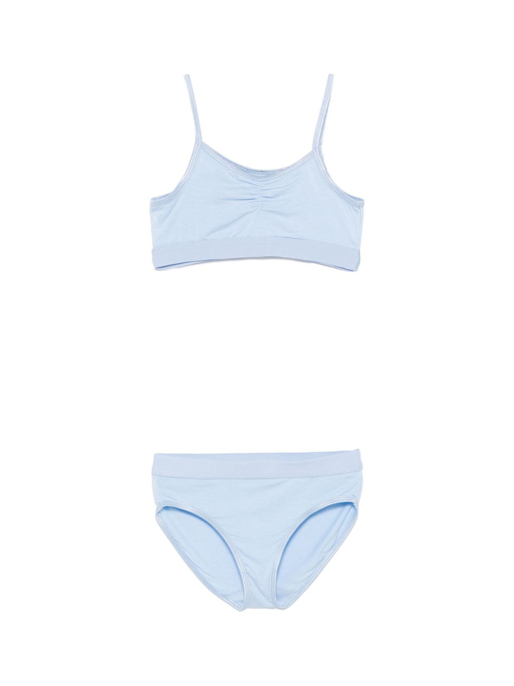 Set intimo per bambina Molo Jinny azzurro con dettaglio ruches 2S25Q401 5461 MOLO 