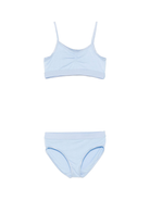 Set intimo per bambina Molo Jinny azzurro con dettaglio ruches 2S25Q401 5461 MOLO 