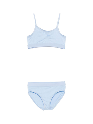 Molo Jinny baby girl's underwear set in light blue with ruffled detail