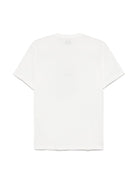 T-shirt per bambino C.P. Company Kids bianco con logo CNM00LLAA17 10135 C.P.COMPANY KIDS 