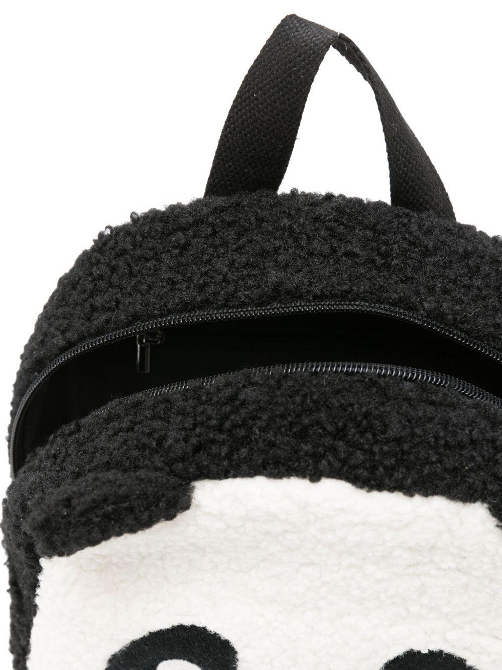 Zaino per bambini MC2 Saint Barth Kids nero a forma di panda PLU0002 00278I MC2 ST. BARTH KIDS 