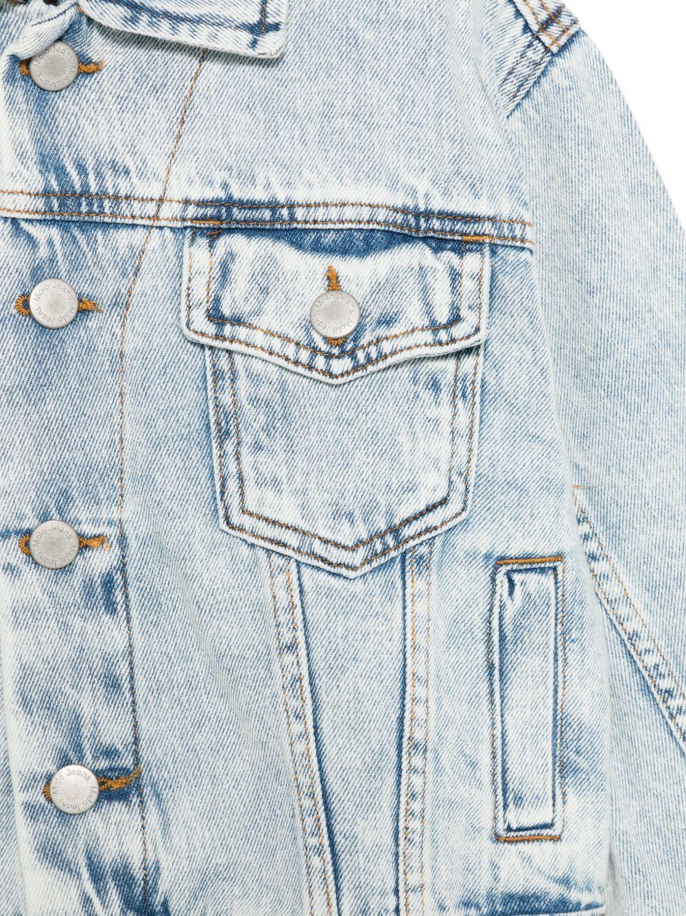 Giacca per bambino Molo Hipolito in denim con bottoni 5S26M301 5457 MOLO 