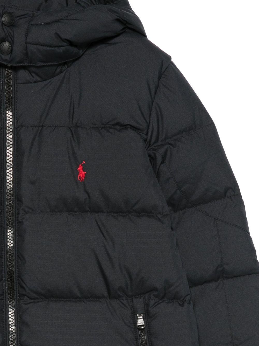 Giubbino per bambino Polo Ralph Lauren Kids nero con design trapuntato 322969861 001 Ralph Lauren kids 