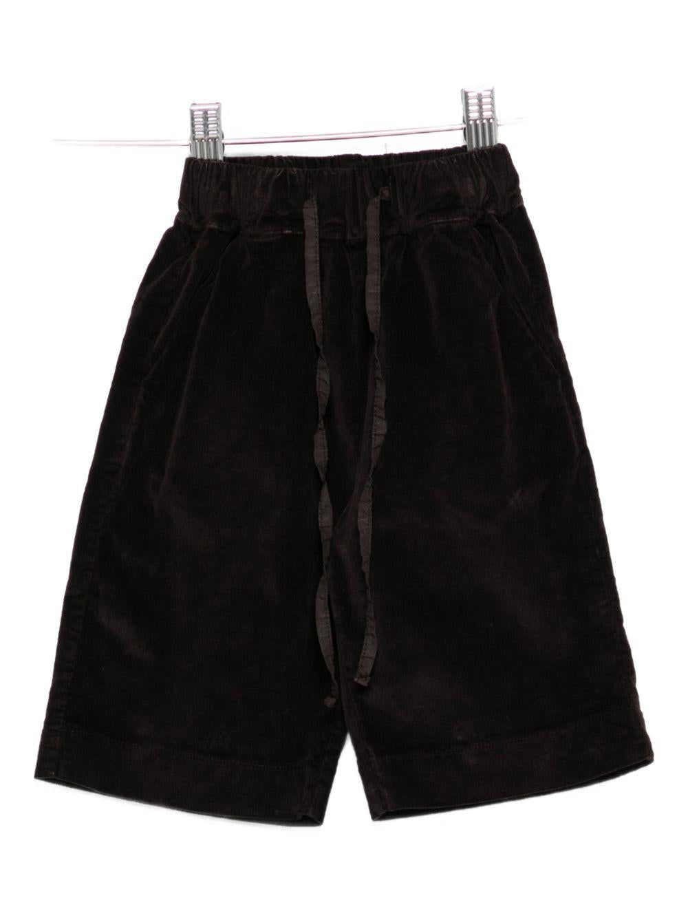 Pantaloni per neonato Album di Famiglia Kids marroni con chiusura a coulisse 25W23381 CHO ALBUM DI FAMIGLIA 