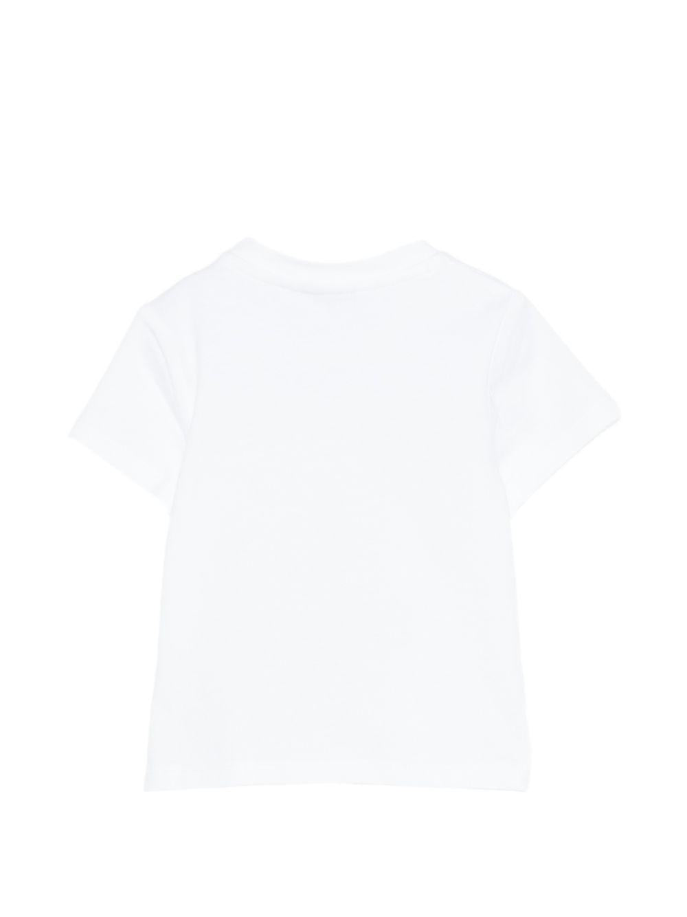 T-shirt per neonato Boss Kids bianca con dettaglio logo J53034 10P BOSS KIDS 